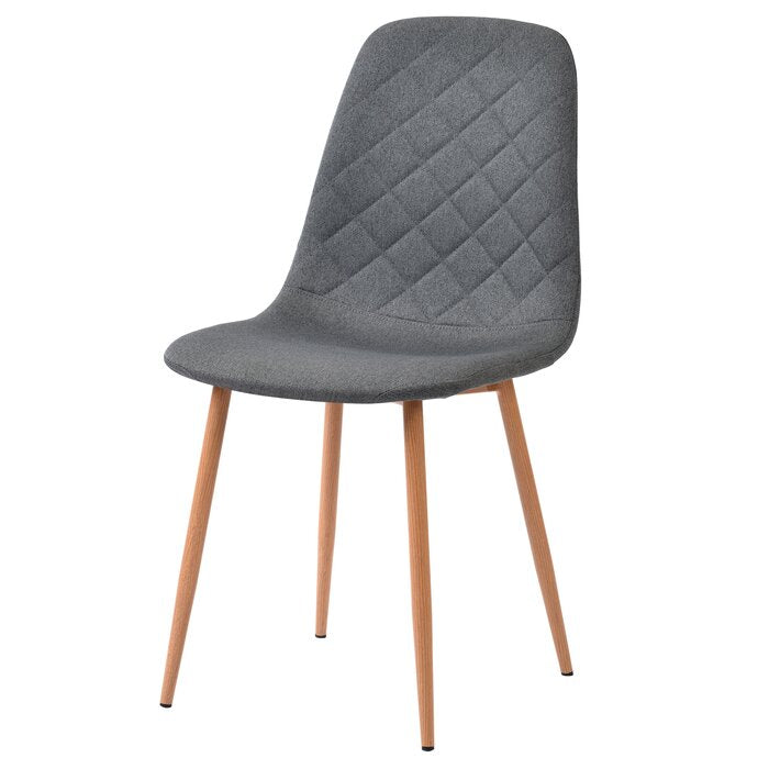 Tufted Side Chair in Gray (Set of 4)