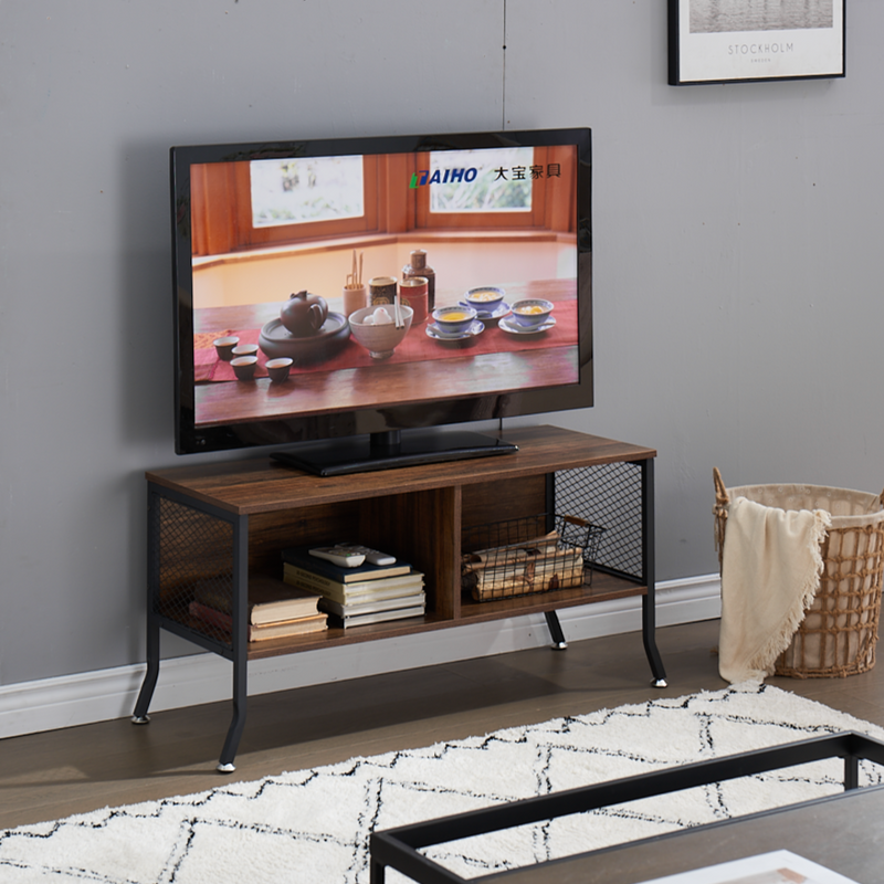 Wydmire TV Stand With Two Open Drawers