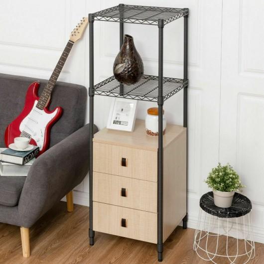 2-Tier Entertainment Media Console TV Stand