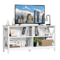Entertainment Media TV Stand with Storage Cabinets